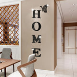 3D Acrylic DIY Mirror Wall Sticker – Stylish Home Décor with Inspirational Lettering