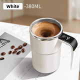 Self-Stirring Smart Coffee Mug with Digital Temperature Display – Portable Automatic Mixing Cup
