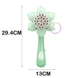 Sunflower Bubble Blower Machine - 23-Hole Electric Bubble Maker for Kids