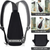 Lightweight Waterproof Crossbody Sling Bag for iPad – Unisex Chest Shoulder Daypack