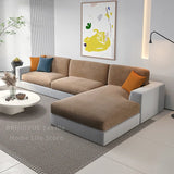 Plush Velvet Sofa Slipcover – Stretch Anti-Slip Cover for Sectional & Loveseats
