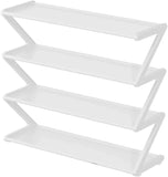 Maximize Your Space with This Sleek, Free-Standing 4-Tier Shoe Rack