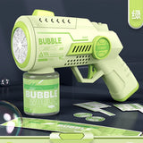 Astronaut Bubble Rocket Launcher - Automatic Bubble Blaster for Kids Outdoor Play