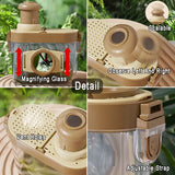 Kids Bug Catcher Kit - Outdoor Explorer Set with Magnifying Glass & Critter Case