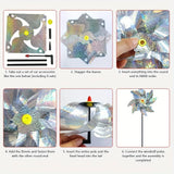 Reflective Bird Repellent Pinwheel – Wind-Powered Garden Deterrent for Birds