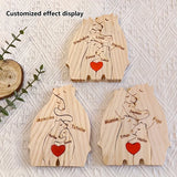 Personalized Wooden Name Plaque with Custom Laser Engraving