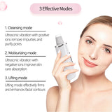 Ultrasonic Facial Skin Scrubber – Deep Cleansing &amp; Exfoliating Pore Cleaner