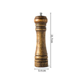 Classic Oak Wood Pepper & Spice Grinder Set – Adjustable Ceramic Grinding Mills