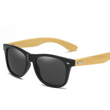 Classic Wooden UV400 Sunglasses – Stylish Bamboo Eyewear for Men