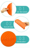 Durable Silicone Flying Disc - Chew-Resistant Dog Toy for Outdoor Play