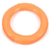 Durable Dog Flying Disc – EVA Training Ring Toy for Outdoor Play & Dental Health