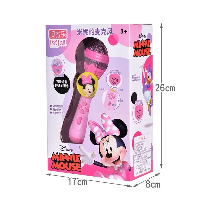 Disney Princess Singing Microphone Toy - Frozen & Minnie Mouse Musical Karaoke Mic for Kids
