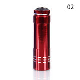 9-LED UV Flashlight - Portable Nail Gel Curing Lamp & Adhesive Dryer