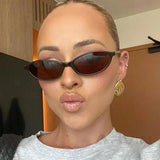 2024 Small Oval Sunglasses for Men & Women – UV400 Protection, Trendy & Lightweight