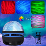 Galaxy Projector Night Light – Starry Sky & Ocean Wave Projection with 7 Colors