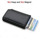 Slim RFID PU Leather Wallet – Trifold Business Card Holder for Men & Women
