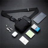 Men’s Lightweight Nylon Crossbody Bag – Compact, Versatile Shoulder Pouch