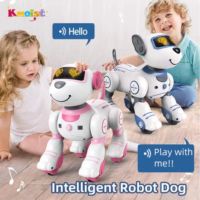 Smart Programmable Robot Dog with Voice Control – Interactive STEM Toy for Kids