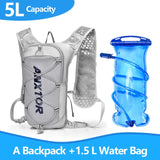 Unisex Lightweight 5L Running and Cycling Backpack with Water Bladder
