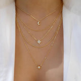 Collar con colgante de candado bohemio: joyería llamativa de inspiración vintage para mujeres