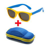 Gafas de sol clásicas de silicona para niños: protección UV400 para niños y niñas