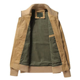 Men’s Military-Style Spring Jacket – Lightweight Tactical Bomber with Pockets (Up to 6XL)