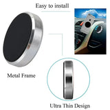 Mini soporte magnético para teléfono en el salpicadero del coche: soporte magnético universal para teléfonos inteligentes