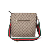 Men’s PVC Casual Crossbody Bag with Zipper Closure – Versatile Shoulder Bag for Everyday Use