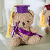 Mini Graduation Bear Plush Toy – Soft Cotton Stuffed Doll Gift