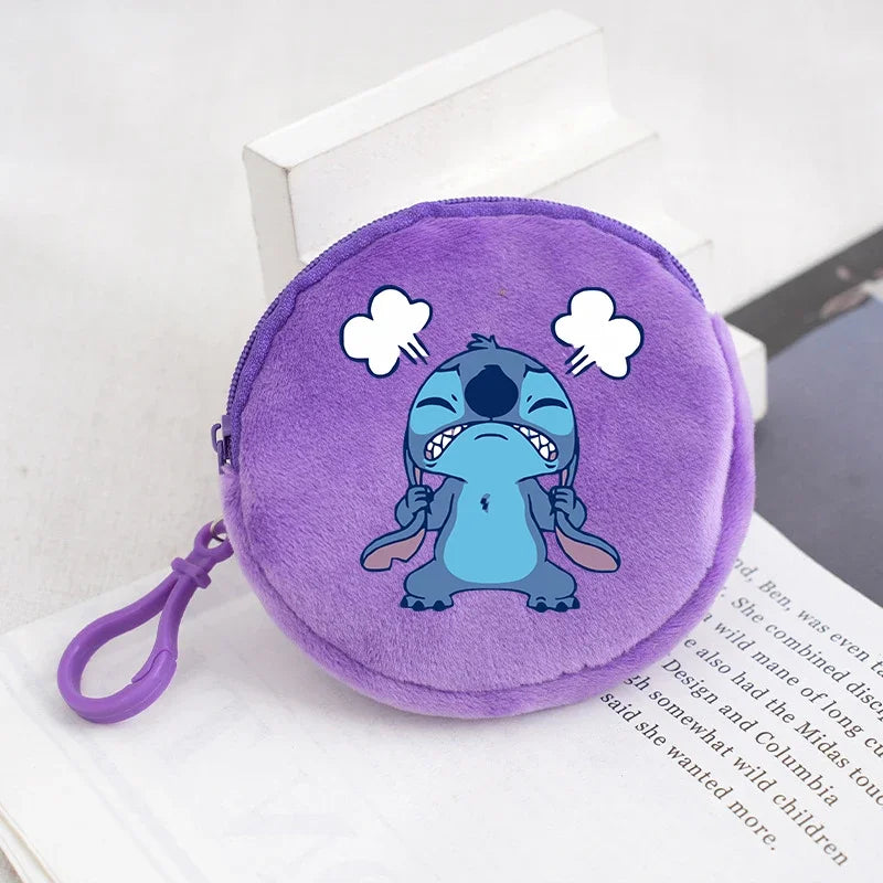Stitch Plush Coin Purse - Kawaii Disney Wallet for Kids & Adults