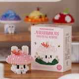 Mushroom & Vegetable Building Block Set – 6 Creative DIY Models for Kids
