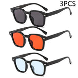 Unisex Rectangle Vintage Sunglasses – Retro Cat Eye Shades with UV400 Protection