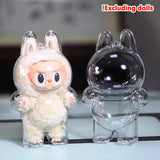 Protective Transparent Storage Case for Labubu Dolls
