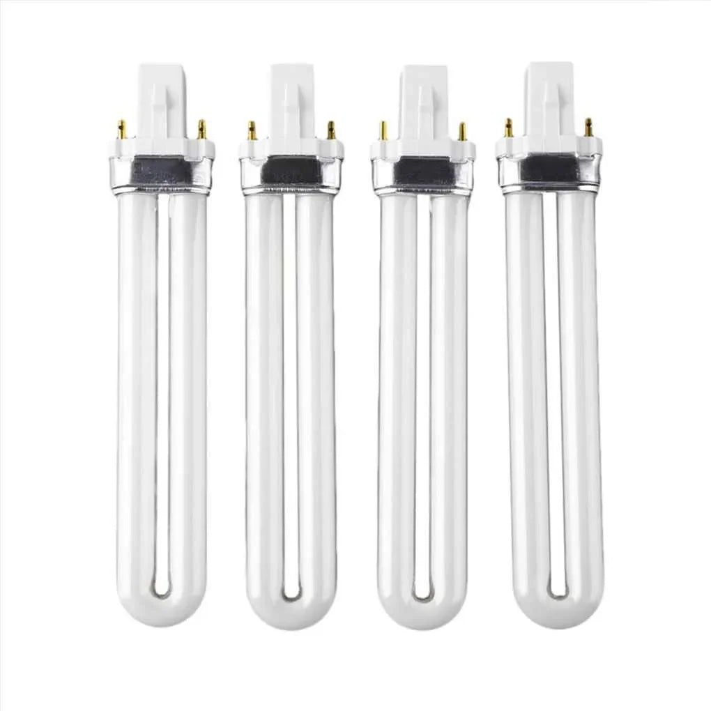 UV Nail Lamp Replacement Bulbs – 9W UV Light Tubes for Gel Nail Dryers (365nm)