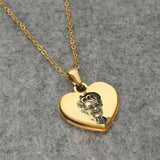 Custom Heart Photo Projection Necklace – Personalized Pendant Gift for Women, Valentine’s Day or Mom