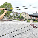 Red de pesca plegable telescópica: red de aterrizaje de fibra de carbono para pesca de carpas y en el mar