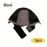 Adjustable Lace Wig Cap with Non-Slip Grip & Ear Cutouts – Includes Free Headband & Brush