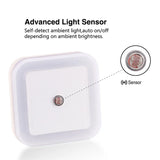 Smart Light-Sensing LED Night Light with 360° Glow for Home & Bedroom
