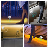 Motion Sensor LED Strip Lights - Self-Adhesive, Waterproof, Adjustable Time Delay for Home, Closet, and Kitchen