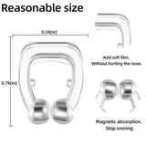 Magnetic Anti-Snoring Nose Clip – Silicone Snore Stopper for Quiet Sleep & Sleep Apnea Relief