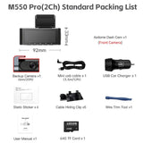 4K UHD 3-Channel Dash Cam with Night Vision, GPS & WiFi – Front, Rear & Cabin Recording