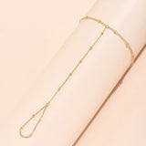 Boho Chain Bracelet with Finger Ring – Trendy Hand Jewelry for Women