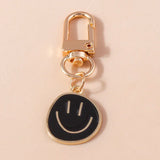 Trendy Smile Face Keychain for Women – Cute Alloy Bag Charm & Key Ring