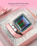 Retro Pixel Art Bluetooth Speaker with Alarm Clock & LED Display – DIY Smart Music Box for Home & Gifts