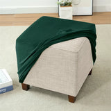 Stretch Velvet Ottoman Cover – Soft, Elastic, and Stylish Furniture Protector