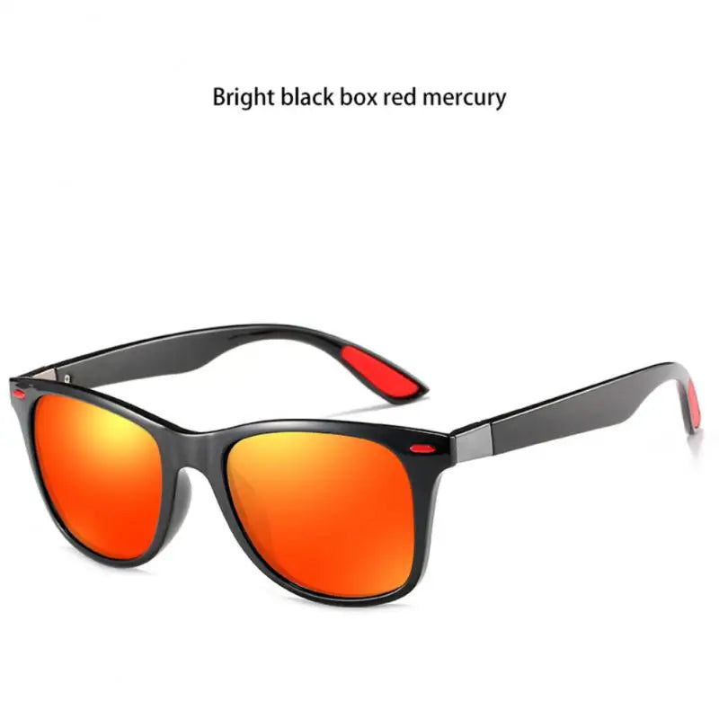 Gafas de sol polarizadas clásicas de moda para hombres y mujeres: gafas de sol cuadradas con protección UV400