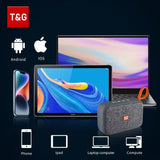 Portable Bluetooth Soundbar – Wireless Mini Speaker with FM Radio, TF Card Support & Waterproof Design