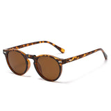 Classic Round Polarized Sunglasses – UV400 Protection & Stylish Mirror Lenses