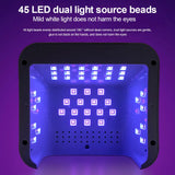LED UV Nail Dryer Lamp for Gel Polish – Fast-Drying, Professional Nail Curing Machine