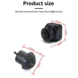 170° Wired Car Rearview Camera with 6M Video Cable and 360° System Support